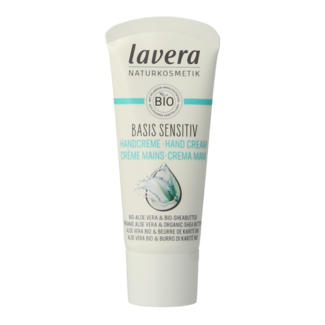 Lavera Basis sensitiv crema de manos mini bio 20 mililitros