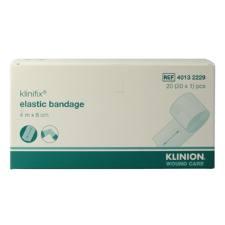 Klinifix Bandaż hydrofilowy Klinifix 4m x 8cm, 20 sztuk