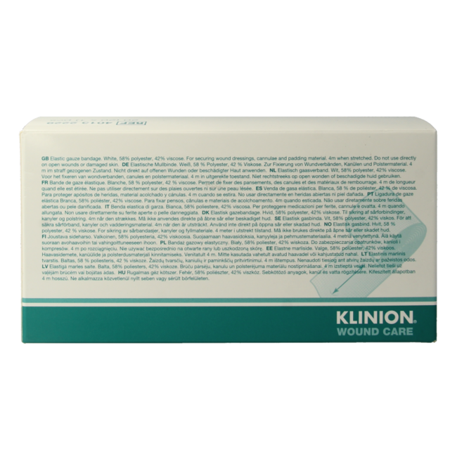 Venda hidrófila Klinifix 4 m x 8 cm, 20 unidades