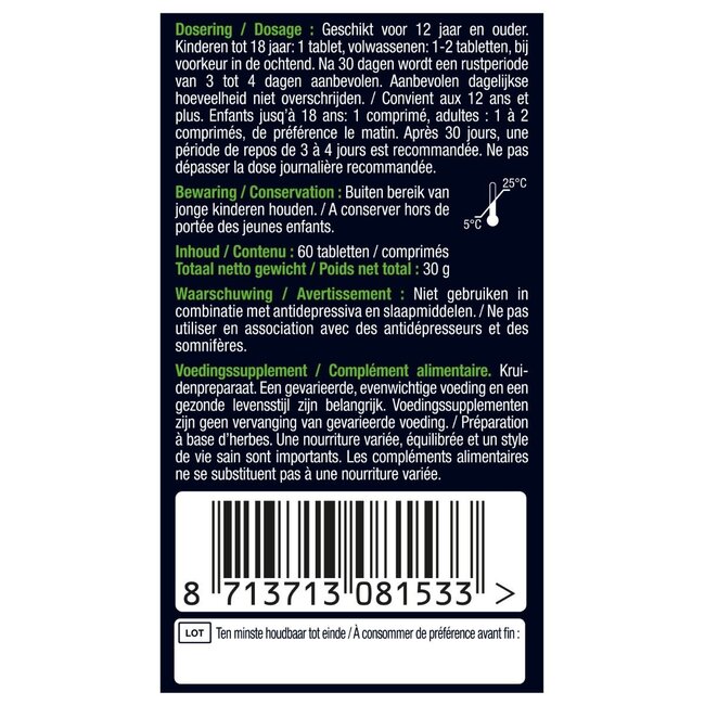 Różeniec górski (Rhodiola rosea) 60 tabletek