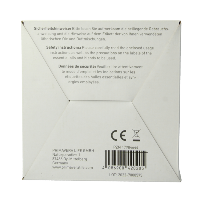 Dyfuzor zapachowy Primavera Aroma purist 1 szt.