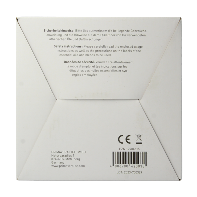 Diffuseur d'arômes Primavera Woody 1 pièce