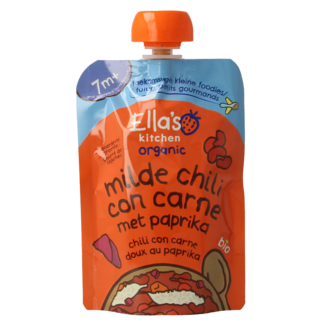 Ella's Kitchen Chili con carne doux au poivron bio dès 7 mois 130 g