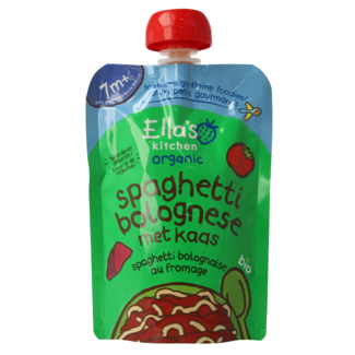 Ella's Kitchen Spaghetti bolognese with cheese 7+ months organic 130 Gram