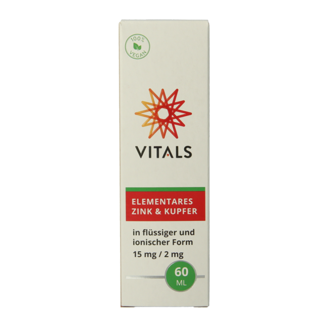 Zinc et Cuivre Élémentaires 60 ml