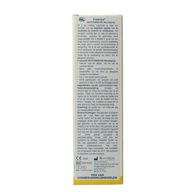 Freenex Seawater isotonisches Nasenspray 100 Milliliter