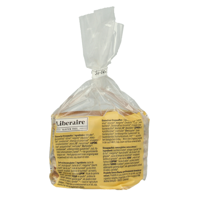 Liberaire Stroopwafels bio 8 unidades