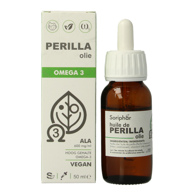 Olio di Perilla Soriphar Omega 3 Bio 50 Millilitri