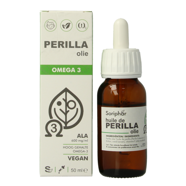 Soriphar Perilla oil omega 3 organic 50 Millilitre