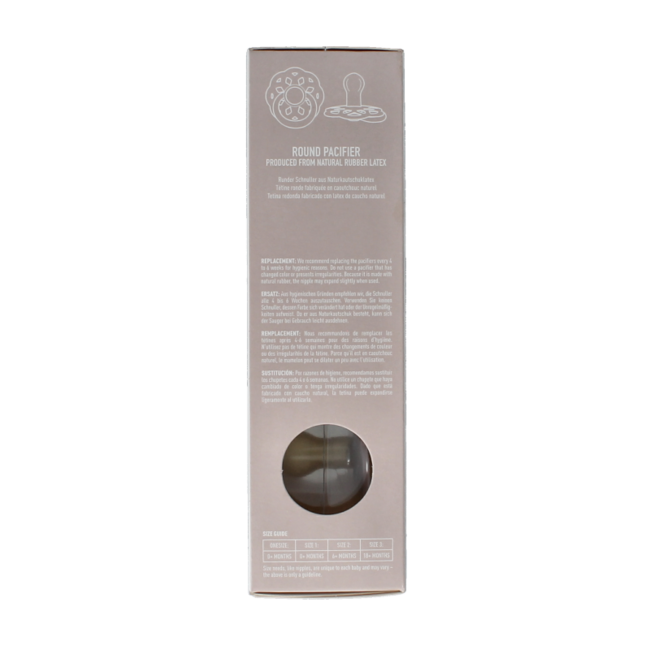 Chupete talla 1 blossom lila 2 unidades