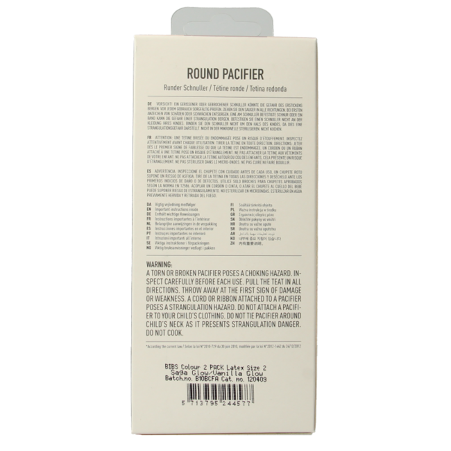 Schnuller Größe 2 Salbei Vanille Nacht 2 Stück