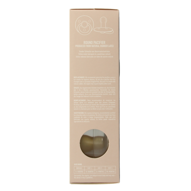 Chupete Bibs talla 3 blush vanilla night 2 unidades