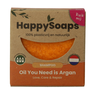 Happysoaps Happysoaps Champú sólido Oil You Need Argan 1 unidad