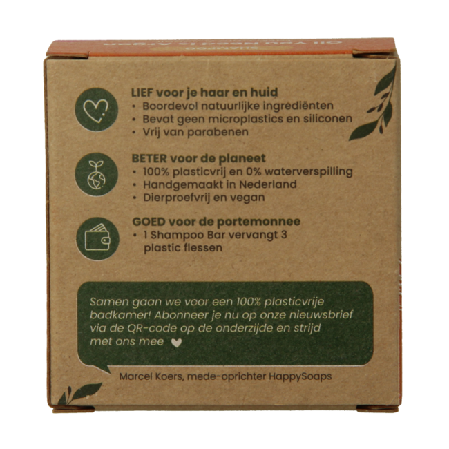 Szampon w kostce Happysoaps Oil You Need Argan, 1 sztuka