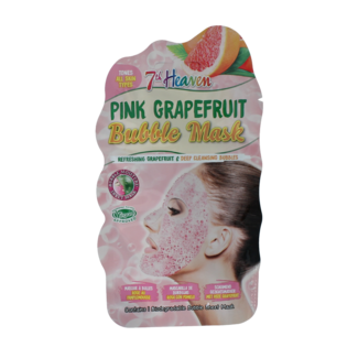 Montagne Mascarilla facial Montagne 7th Heaven de pomelo rosa con burbujas 1 unidad