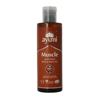 Ayumi Ayumi Muscle massage & body oil 250 Millilitres