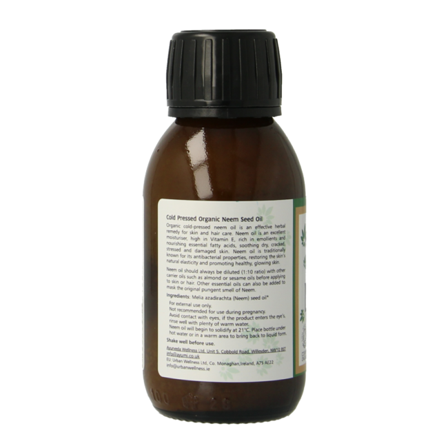 Huile de neem bio pressée à froid 100 millilitres