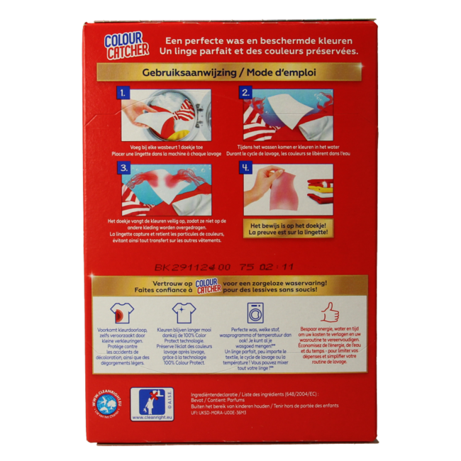 Lingettes anti-décoloration K2R - 40 pièces