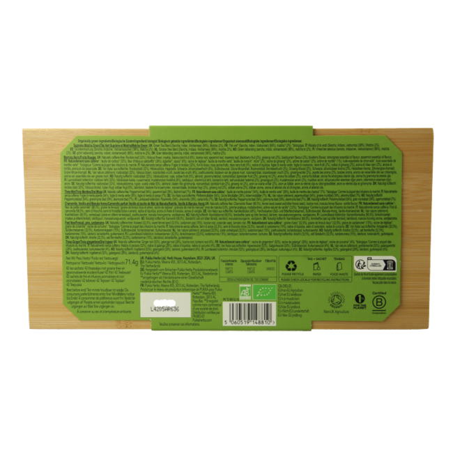 Coffret découverte de thés bio Pukka - 42 sachets