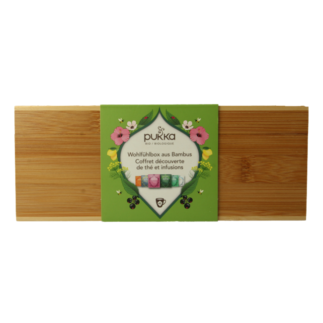 Coffret découverte de thés bio Pukka - 42 sachets