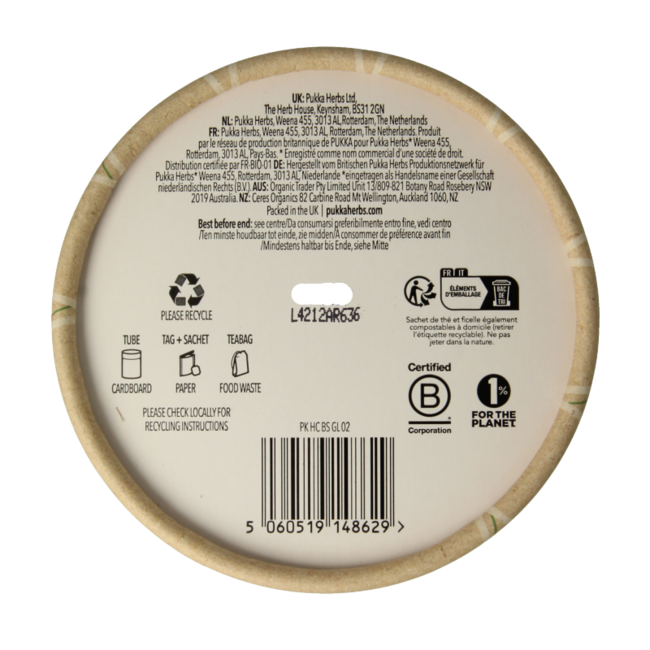 Herbal & green tea collection bio 30 Stuks