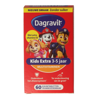 Dagravit Kids extra 3 - 5 years 60 Chewable Tablets