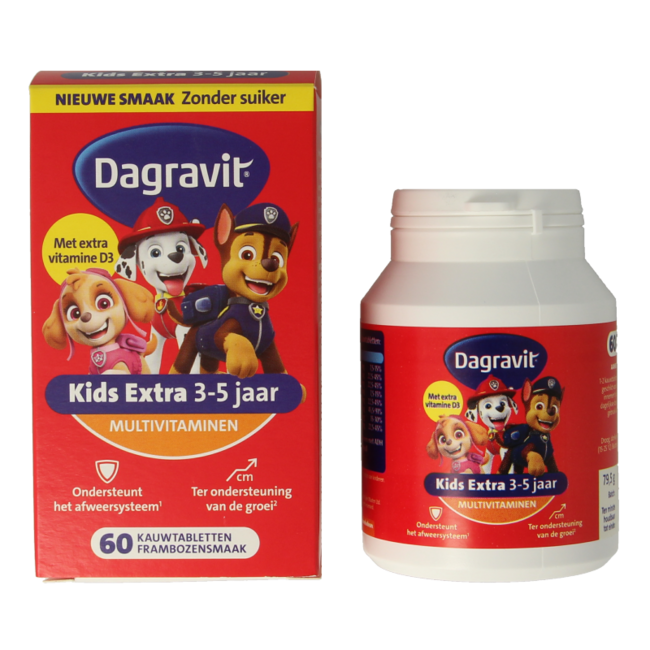 Kids Extra 3–5 Jahre 60 Kautabletten