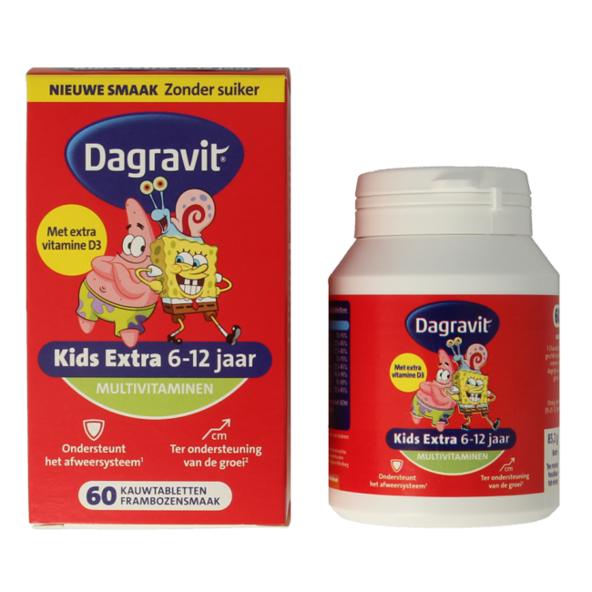 Kids extra 6 - 12 years 60 Chewable Tablets