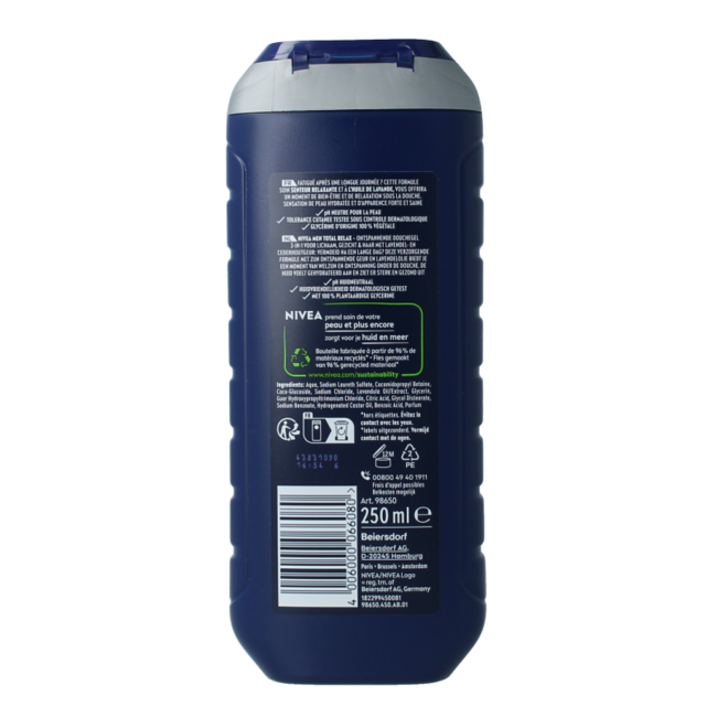 NIVEA Men Duschgel Total Relax 250 Milliliter