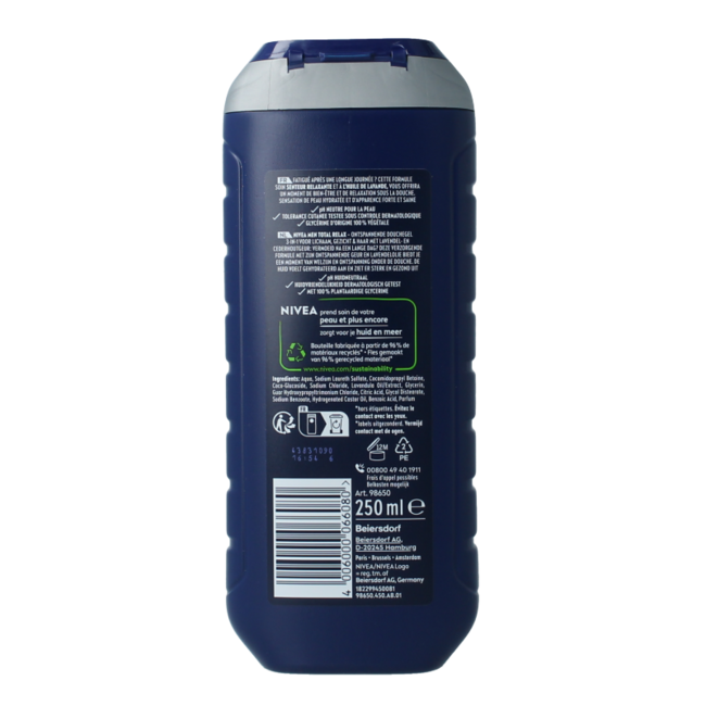 NIVEA Men Total Relax Shower Gel 250ml