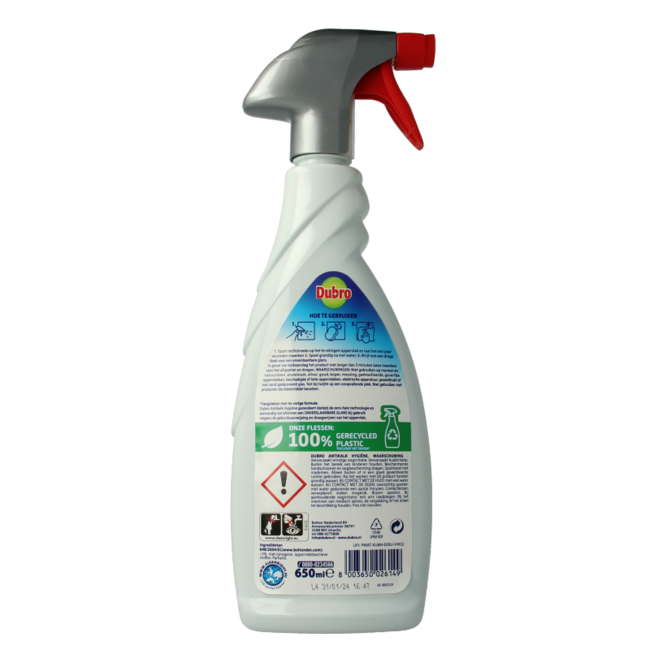 Dubro Anti-limescale spray 650 Millilitres