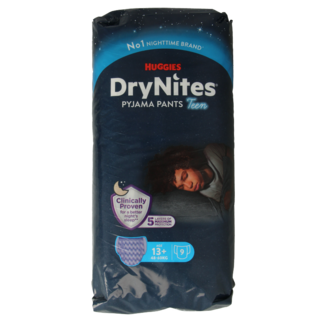 Huggies Drynites teen 13+kg boy 9 Stuks