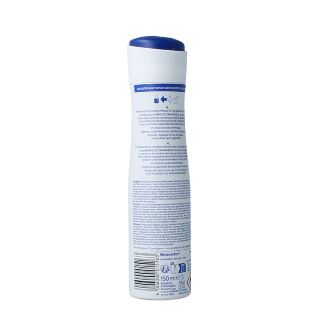 Nivea Desodorante spray fresh sensation 150 mililitros