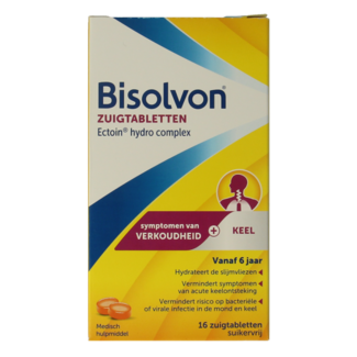 Bisolvon Bisolvon Pastilles à sucer 16 Pastilles