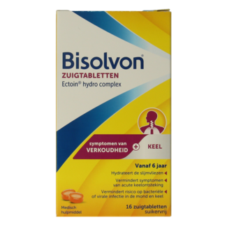 Bisolvon Bisolvon Zuigtabletten 16 Zuigtabletten