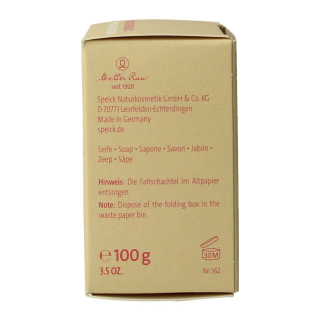 Speick Buttermilk soap in box 100 Gram