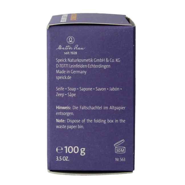 Speick Lavender soap in box 100 Gram