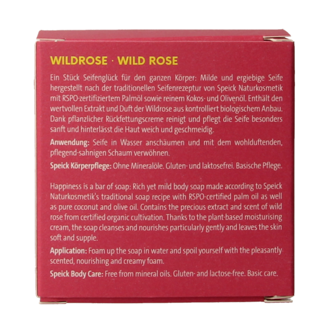 Jabón de rosa silvestre Speick en caja 100 g