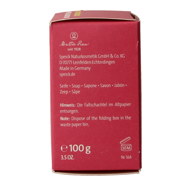Jabón de rosa silvestre Speick en pastilla 100 gramos