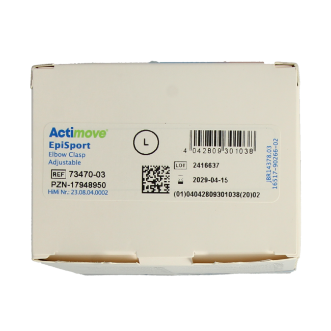 Actimove Episport opaska na łokieć, rozmiar Large, 1 sztuka