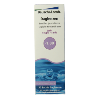 Bausch & Lomb Lentes de contacto diarias Bausch & Lomb -1,00 30 unidades