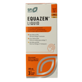 Equazen Equazen liquid citrus omega 3- y 6-ácidos grasos 200 mililitros