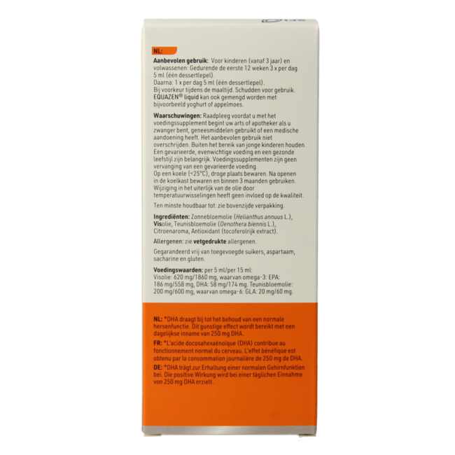 Equazen liquido agrumi acidi grassi omega 3 e 6 200 Millilitri