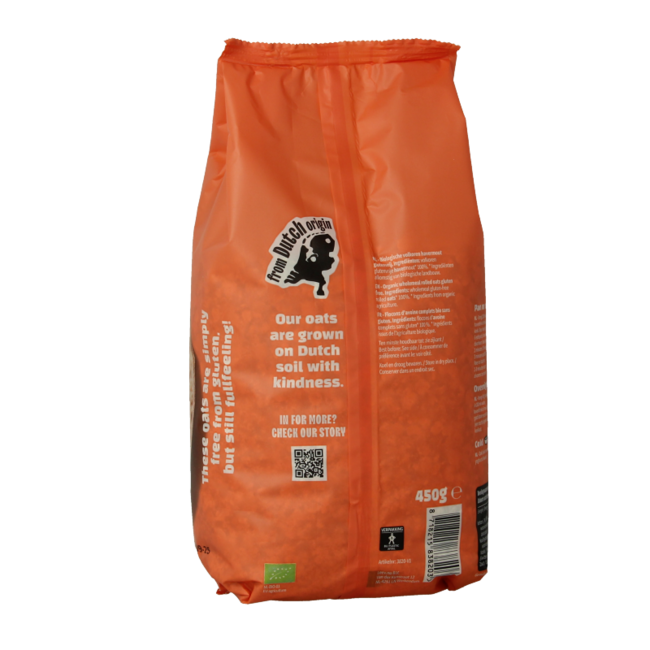 Glutenfreie Haferflocken, Beutel, Bio, 450 Gramm