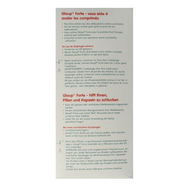 Gloup Forte z pompką 500 Mililitrów