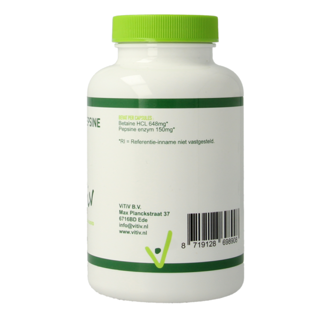 Vitiv Betaine HCL & Pepsin 100 Capsules