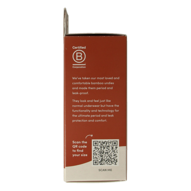 Boody Menstruationsunterwäsche Bikini-Slip Schwarz normal/stark M 1 Stück