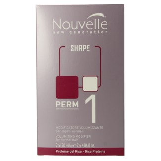 Nouvelle Nouvelle Zestaw do trwałej ondulacji nr 1, 2 x 120 ml, 1 Zestaw