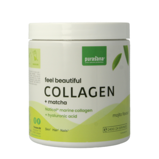 Purasana Purasana Collageen matcha feel beautiful 240 Gram
