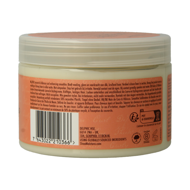 Shea Moisture Smoothie Ravviva Ricci Cocco & Ibisco 326 Millilitri